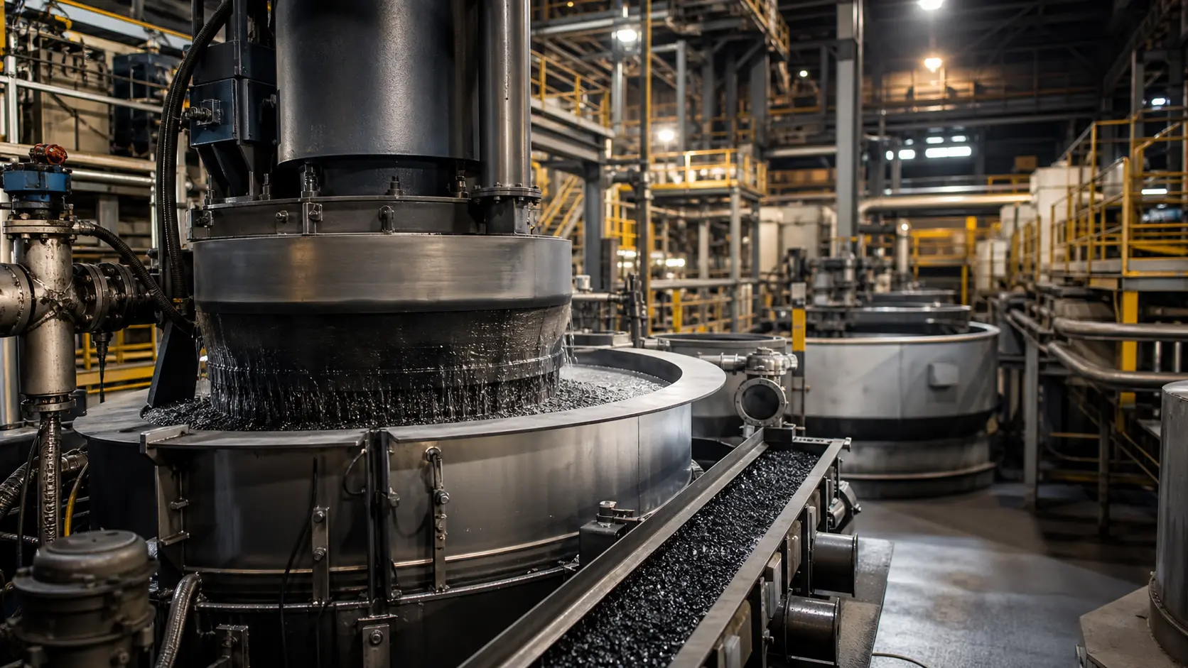 Metallurgical technical upgrading equipment and concentrate processing systems